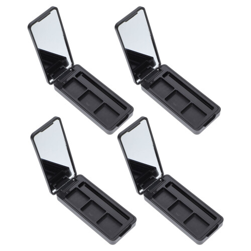 4St Compacte Reis Oogschaduw En Lippenstift Opbergbox As
