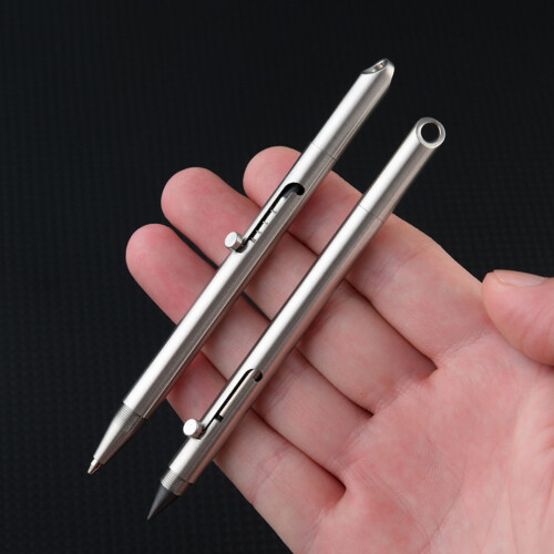 Leichter kleiner Edelstahlstift mit Sicherheitsfunktion und 1