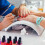 Support Pour Ongles En Plastique Forme De 5