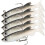 5Pcs Fishing Baits Soft Lures Soft Paddle Tail Swimbaits 1