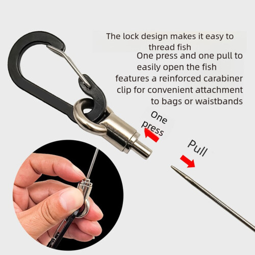 Stainless Steel Heavy Type Lures Fish Stringer For Big-600cm 1