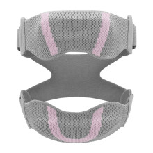 Doppelte Riemen-Kniestütze mit Silikonpolster,-Rosa