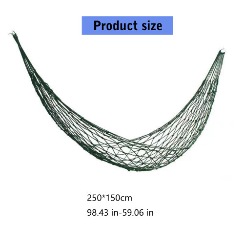 Nylon-Mesh-Seil-Hängematten, Gartenschaukel, Hängebett, tragbare 2