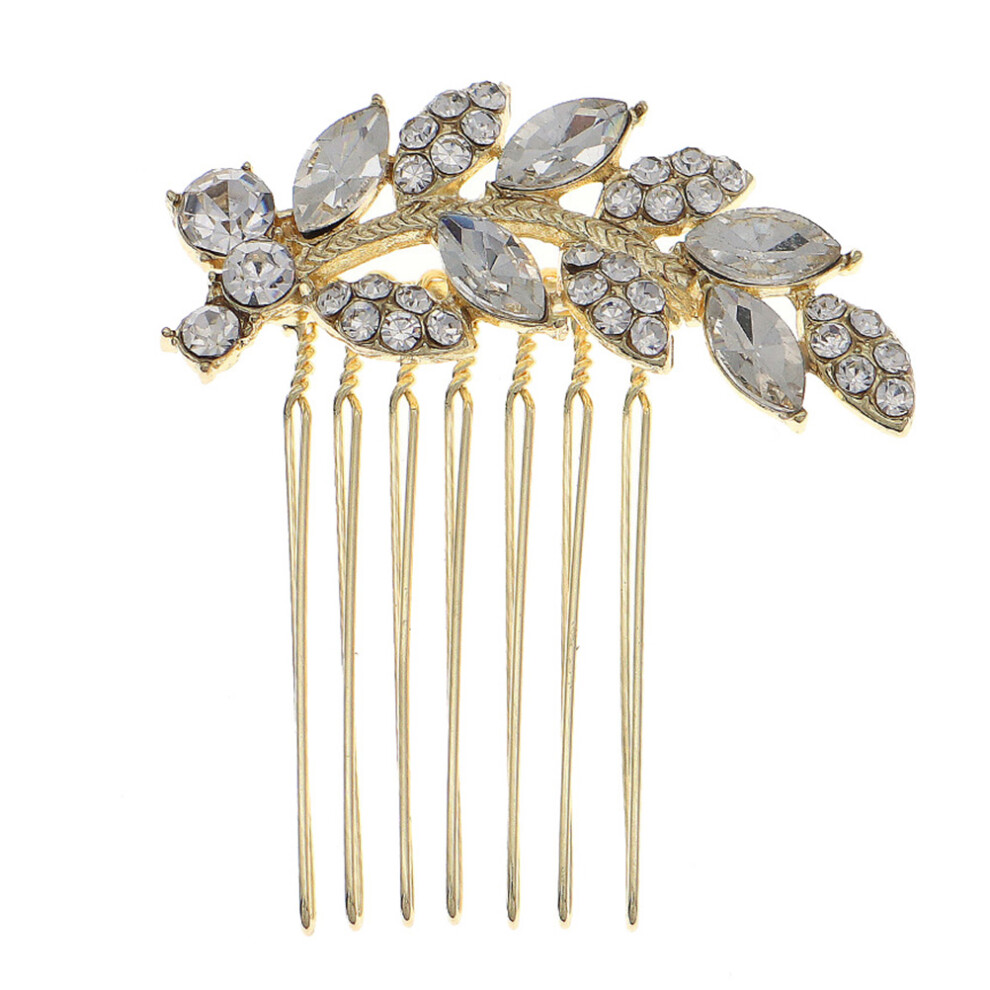 Kamień SzkłO Kompozytowy Liść Ozdoba Na WłOsy Dla Kobiet-image