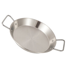1Pc Stainless Steel Binaural Saucepan Non-Stick Frying Pan