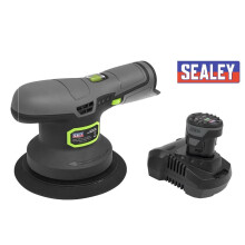 Sealey SV10.8 Series 150mm Cordless Dual Action Sander/Polisher Kit 10.8V 2Ah CP108VSP