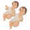 2 Stuks Beeldje Van Hars Voor Kerst Decoratie 1
