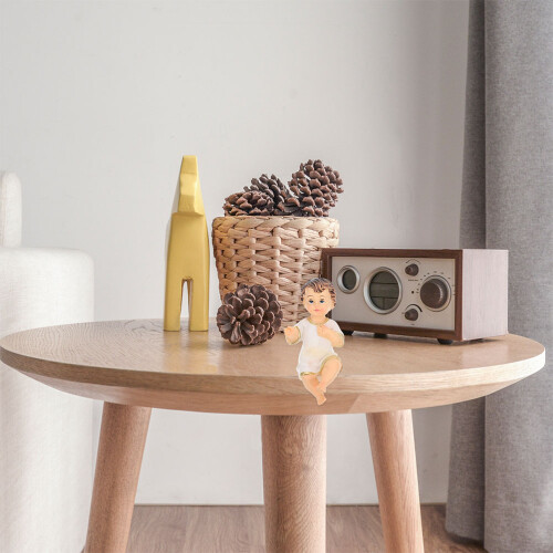 2 Stuks Beeldje Van Hars Voor Kerst Decoratie 2