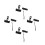 4 Pezzi Telescopio Per Smartphone Con Adattatore: Monocolo 2000X24 Hd 8