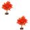 2Stück Herbst Ahornbaum Modell Künstliche Bonsai 8