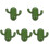 5 Pièces Crochet En Forme De Cactus Mural Porte- Serviette 4