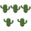 5 Pièces Crochet En Forme De Cactus Mural Porte- Serviette 5
