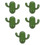 5 Pièces Crochet En Forme De Cactus Mural Porte- Serviette 9