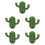 5 Pièces Crochet En Forme De Cactus Mural Porte- Serviette 8