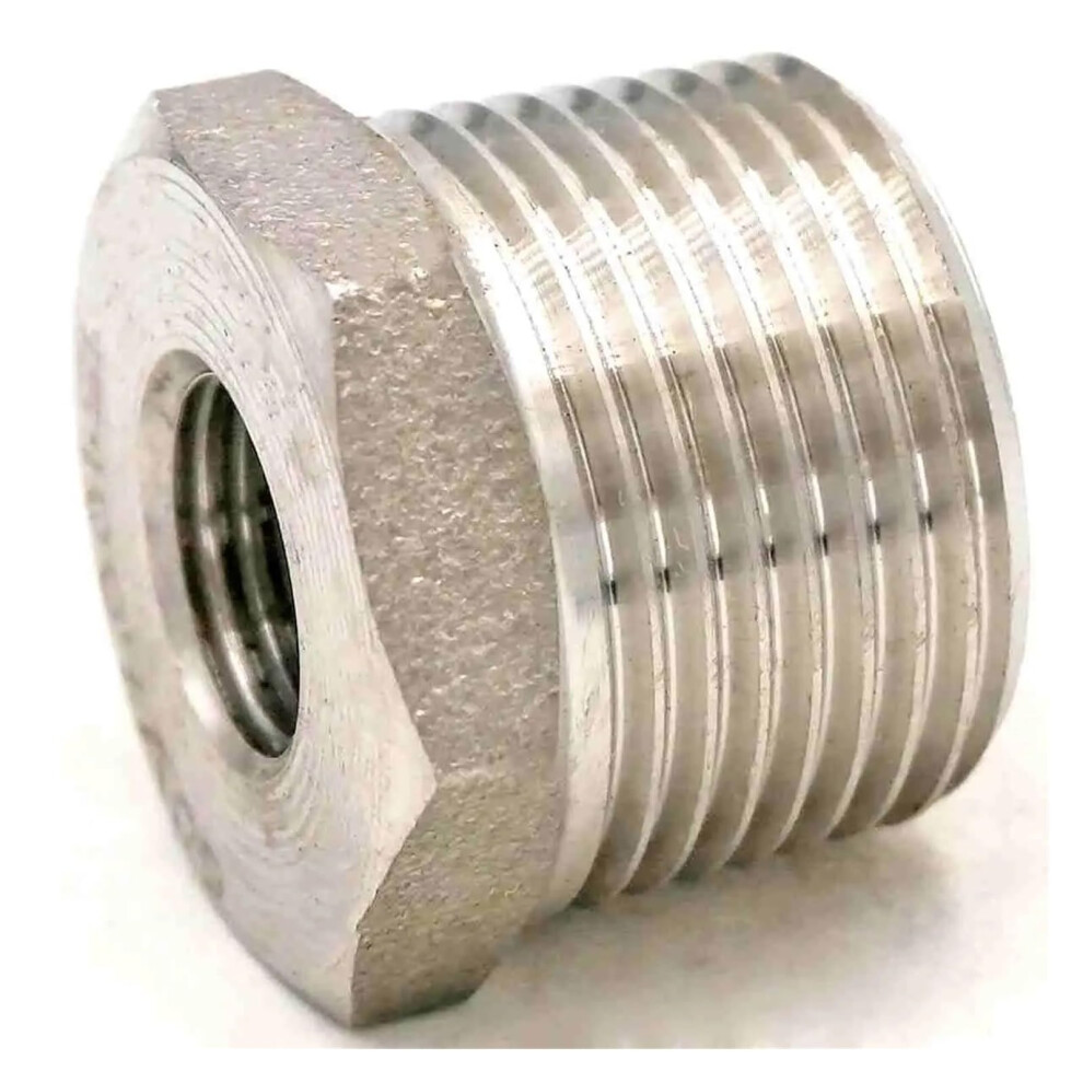 3000 Psi Reduce 2" Npt Male X 1" Npt Female 304 Stainless Steel Reducing Bush Forged Pipe Fitting Reducer For Air Water 9084446400984