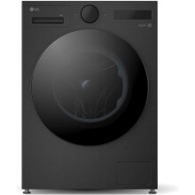 LG VX70 Series AI Direct Drive F4X7009TBB 9 kg 1400 Spin Washing Machine - Matte Black - A-40% Rated