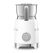 Smeg MFF11WHUK Induction Milk Frother with Tritan TM Renew, 500W, White