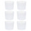 18 Stks Silicone Bekerdeksel Antislip Mokhouder Keramisch Wit 1