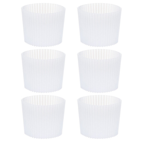 18 Stks Silicone Bekerdeksel Antislip Mokhouder Keramisch Wit