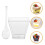 100 Sets Transparante Dessert Cuptjes Met Lepels 5