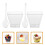 100 Sets Transparante Dessert Cuptjes Met Lepels 3