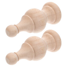 10 Holzknäufe 14,5 X 6 Cm Für Bettpfosten Treppengeländer Möbel