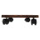 1pack Durable Plastic Movable Flower Stand 9.8x9.8in In Brown 8