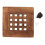1pack Durable Plastic Movable Flower Stand 9.8x9.8in In Brown 5