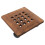 1pack Durable Plastic Movable Flower Stand 9.8x9.8in In Brown 7