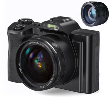 Digitalkamera 4K, 48 MP, CMOS, 16-fach Zoom, Selbstauslöser