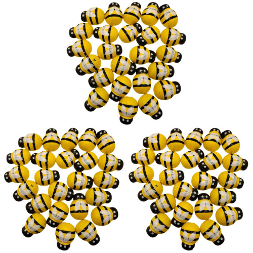144 Bienen Bastelbögen Gelb 2