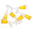 6 Stuks Mini Glazen Decoratieve Cocktail Kelken 1