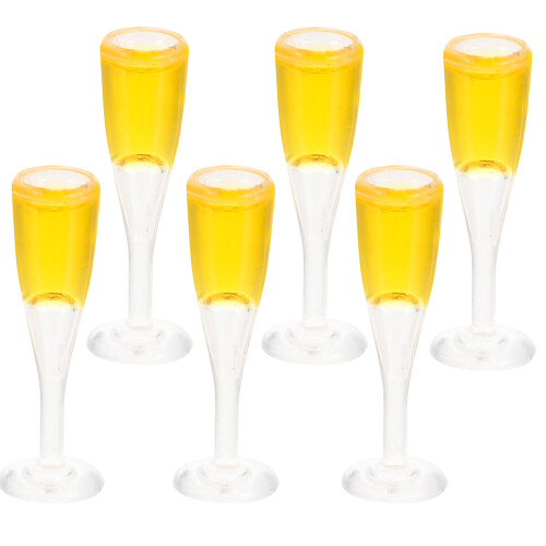 6 Stuks Mini Glazen Decoratieve Cocktail Kelken 2