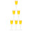 6 Stuks Mini Glazen Decoratieve Cocktail Kelken 10