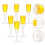 6 Stuks Mini Glazen Decoratieve Cocktail Kelken 4