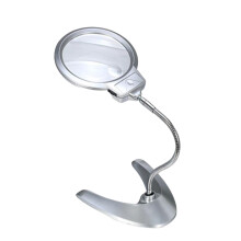 Desktop Lupe Mit LED-Licht, Verstellbarer Metallschlauch