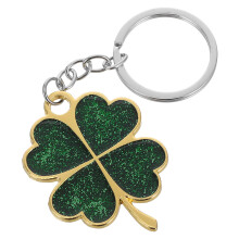 4St Glitzer Shamrock Schlüsselanhänger Vierblättrig Für St Patricks Day