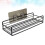 2Stk Wandregal Badezimmer Quadratisch 8