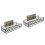 2Stk Wandregal Badezimmer Quadratisch 4