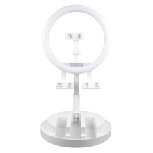 1 Led Anillo Con Soporte Para Teléfono Y Selfie Maquillaje
