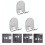 3Pcs Self Adhesive Stainless Steel Hook Organizer 3