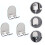 3Pcs Self Adhesive Stainless Steel Hook Organizer 4