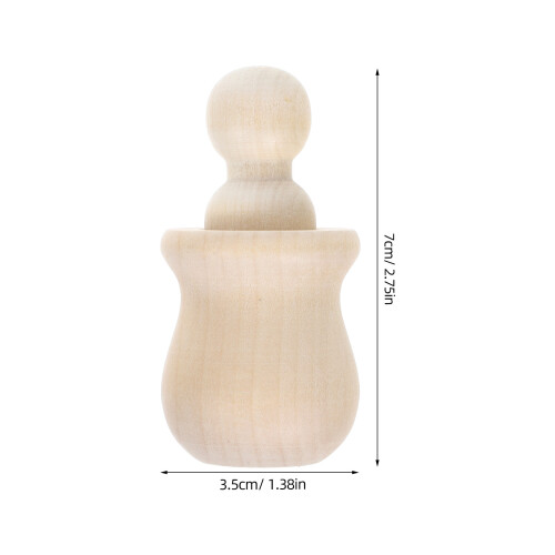 5 Pezzi Legno Non Verniciate Fai Da Te 2