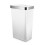 Tower Tower Rectangular ABS Sensor Bin with Bin Liner Retainer Ring, 50L, White T838028WHT 1