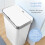 Tower Tower Rectangular ABS Sensor Bin with Bin Liner Retainer Ring, 50L, White T838028WHT 4