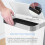 Tower Tower Rectangular ABS Sensor Bin with Bin Liner Retainer Ring, 50L, White T838028WHT 3