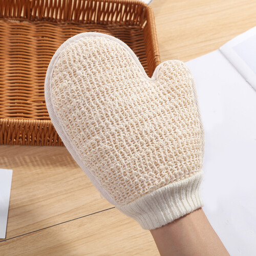2Stk Doppelseitige Peeling-Duschhandschuhe Für Körperpflege 2