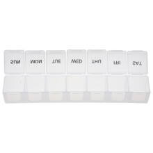 2Stk Pillendose Transparente Tablettenbox