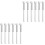 12 Stuks Paddenstoel Concealer Borstel Voor Make-up En 5