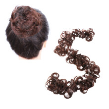 Hair Bun Extensions Lockige Donut Chignon Für